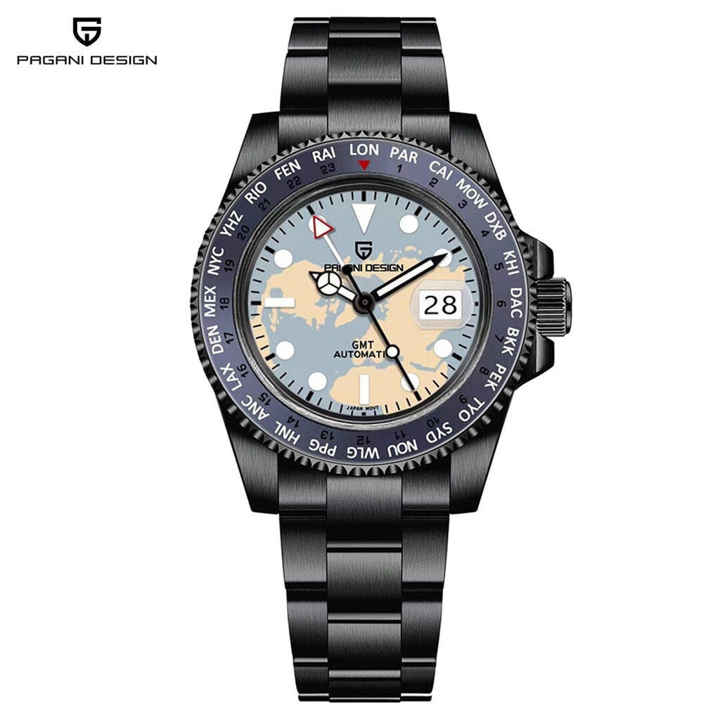 Pagani Design PD-1758 · World Time GMT Wristwatch